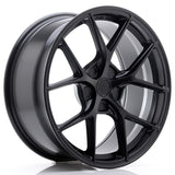 Cerchio in Lega JAPAN RACING SL01 18x8 ET20-40 5H con foratura su misura Matt Black