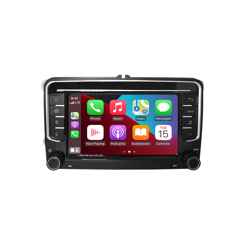 Carplay Monitor IPS Full Touchscreen GPS Navigation Radio VW Volkswagen POLO GOLF PASSAT B6 SEAT Leon Skoda JETTA TIGUAN TOURAN Car Dvd