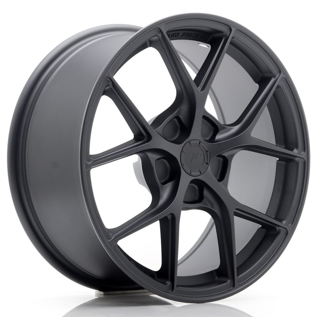 Cerchio in Lega JAPAN RACING SL01 17x8 ET20-45 5H con foratura su misura Matt Gun Metal
