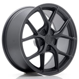 Cerchio in Lega JAPAN RACING SL01 17x8 ET20-45 5H con foratura su misura Matt Gun Metal