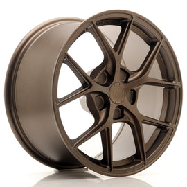 Cerchio in Lega JAPAN RACING SL01 17x9 ET20-50 5H con foratura su misura Matt Bronze
