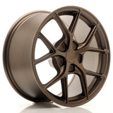 Cerchio in Lega JAPAN RACING SL01 17x9 ET20-50 5H con foratura su misura Matt Bronze