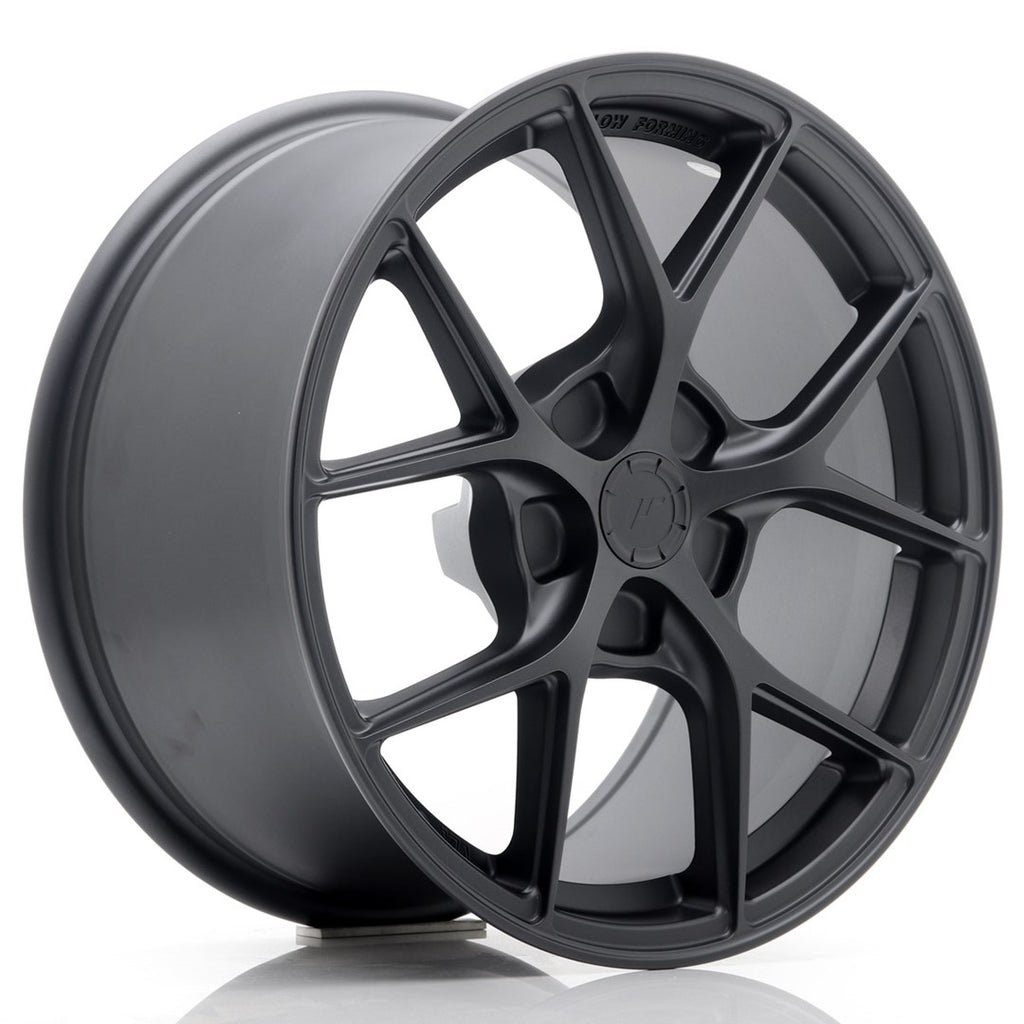 Cerchio in Lega JAPAN RACING SL01 17x9 ET20-50 5H con foratura su misura Matt Gun Metal