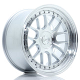 Cerchio in Lega JAPAN RACING JR40 18x9.5 ET15-35 5H con foratura su misura Silver Machined Face