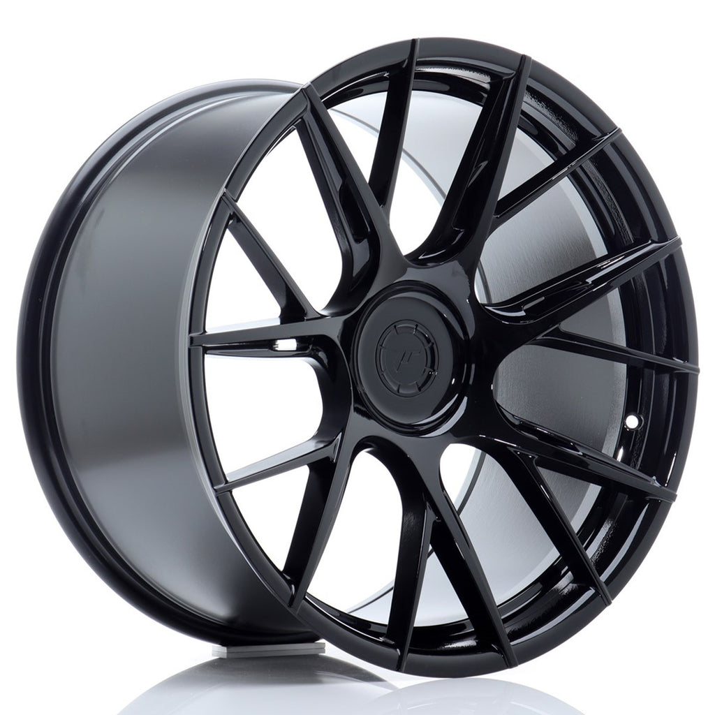 Cerchio in Lega JAPAN RACING JR42 20x11 ET20-35 5H con foratura su misura Gloss Black