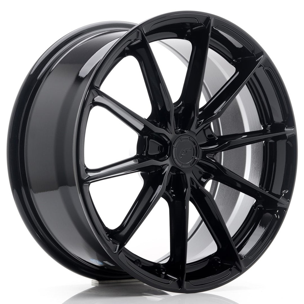Cerchio in Lega JAPAN RACING JR37 18x8 ET20-45 5H con foratura su misura Gloss Black