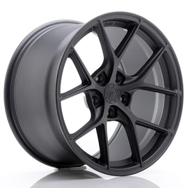 Cerchio in Lega JAPAN RACING SL01 18x10.5 ET25-38 5H con foratura su misura Matt Gun Metal
