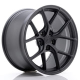 Cerchio in Lega JAPAN RACING SL01 18x10.5 ET25-38 5H con foratura su misura Matt Gun Metal