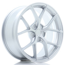 Carica l'immagine nel visualizzatore di Gallery, Cerchio in Lega JAPAN RACING SL01 18x8 ET20-40 5H con foratura su misura Matt Silver