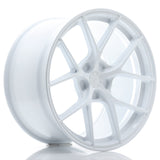 Cerchio in Lega JAPAN RACING SL01 19x10.5 ET25-40 5H con foratura su misura White