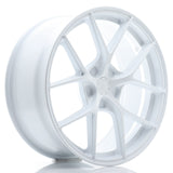 Cerchio in Lega JAPAN RACING SL01 19x8.5 ET20-45 5H con foratura su misura White