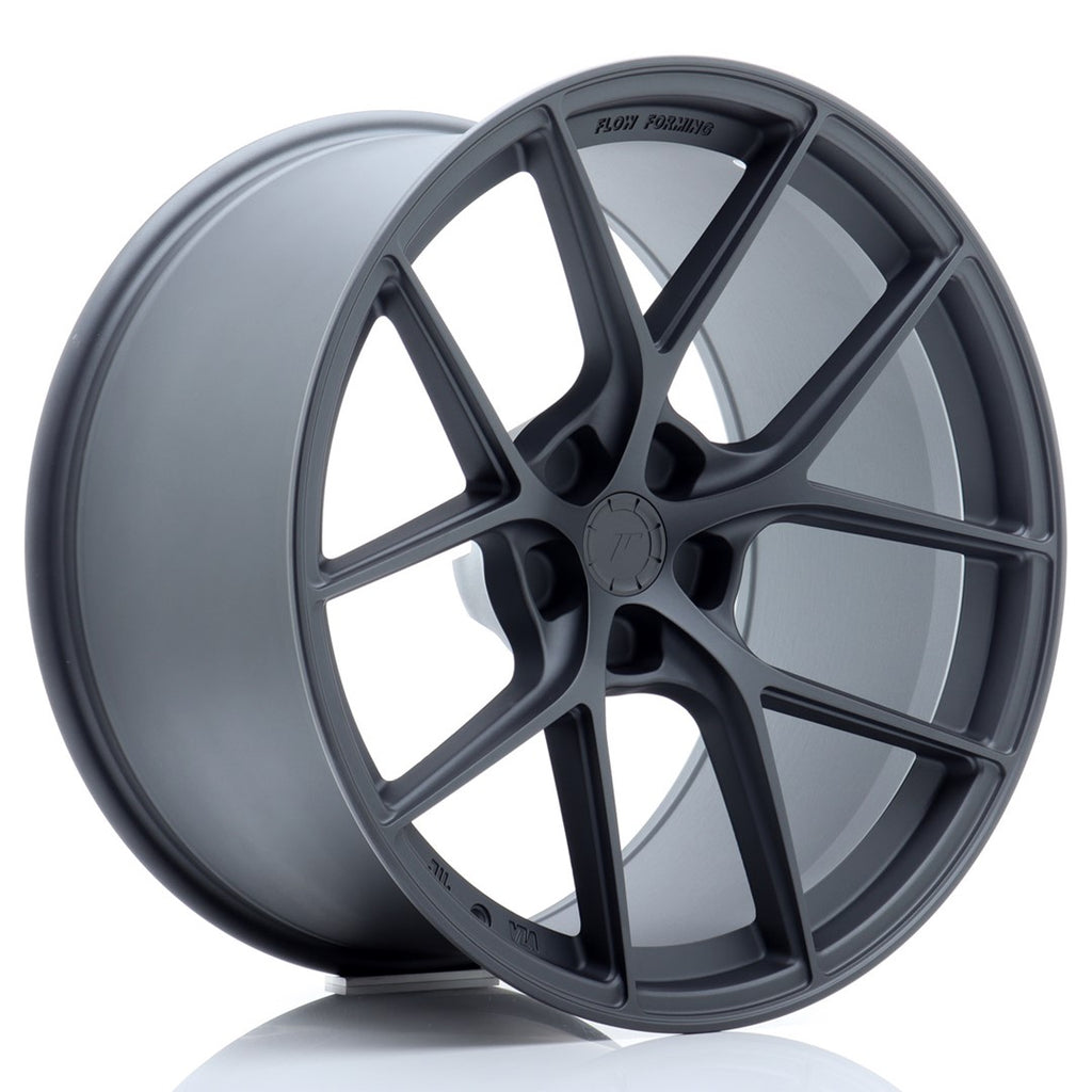 Cerchio in Lega JAPAN RACING SL01 20x11 ET0-30 5H con foratura su misura Matt Gun Metal