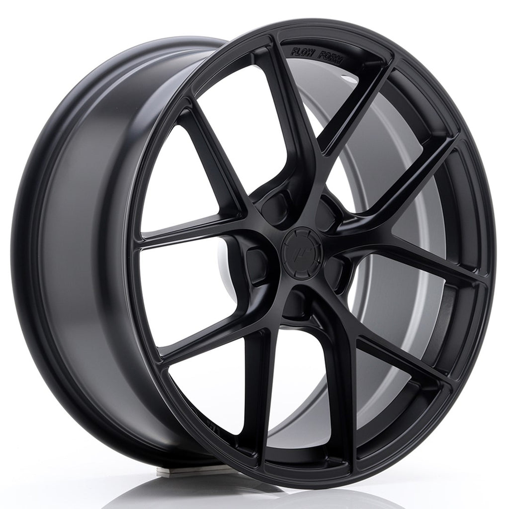 Cerchio in Lega JAPAN RACING SL01 19x8 ET20-40 5H con foratura su misura Matt Black