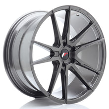 Carica l'immagine nel visualizzatore di Gallery, Cerchio in Lega JAPAN RACING JR21 21x11 ET15-55 5H con foratura su misura Hyper Gray