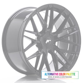 Cerchio in Lega JAPAN RACING JR28 20x10 ET20-40 5H con foratura su misura Custom Finish
