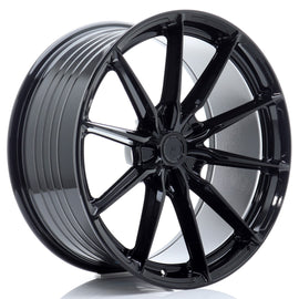 Cerchio in Lega JAPAN RACING JR37 21x11.5 ET17-60 5H con foratura su misura Gloss Black