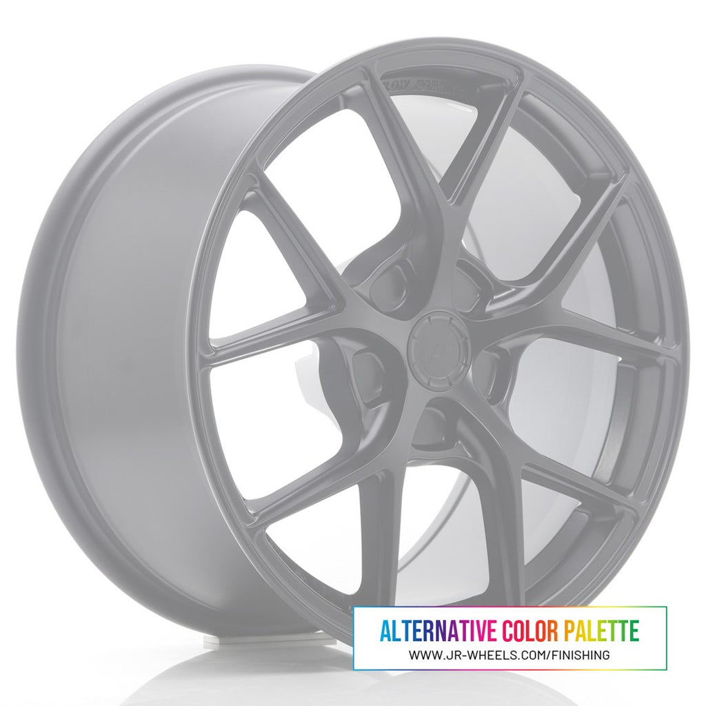 Cerchio in Lega JAPAN RACING SL01 17x9 ET20-50 5H con foratura su misura Custom Finish