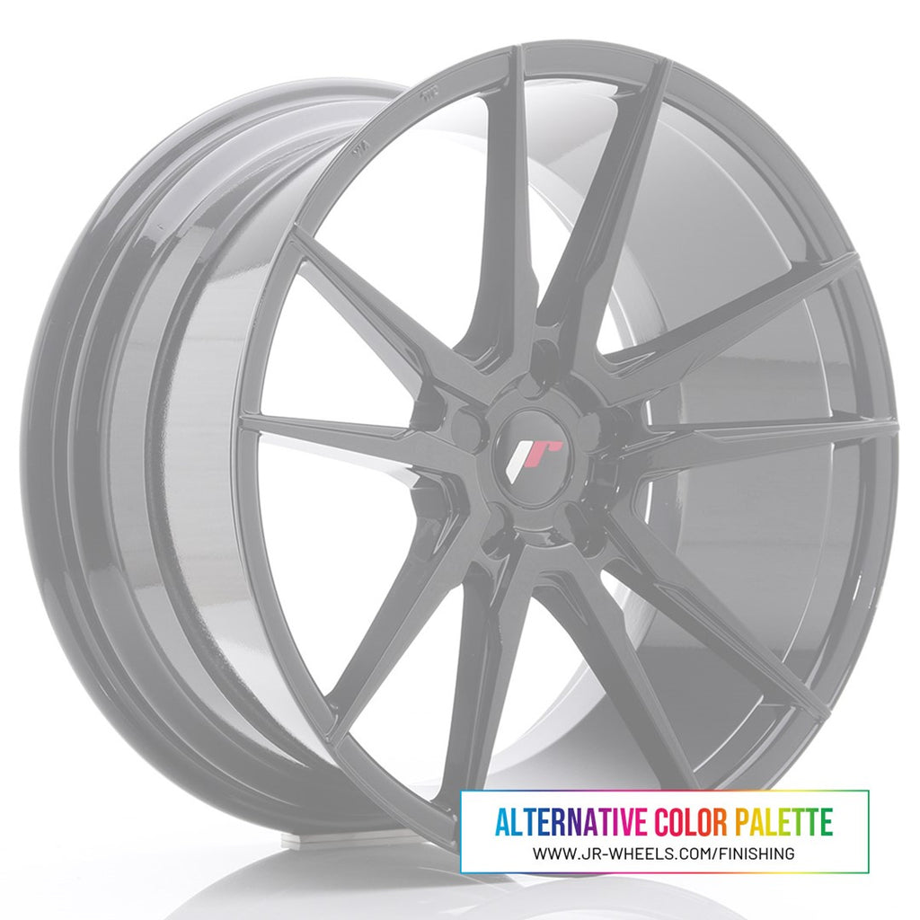 Cerchio in Lega JAPAN RACING JR21 20x10 ET20-40 5H con foratura su misura Custom Finish