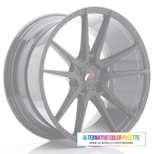 Carica l'immagine nel visualizzatore di Gallery, Cerchio in Lega JAPAN RACING JR21 20x10 ET20-40 5H con foratura su misura Custom Finish