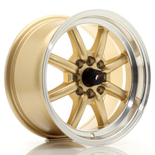 Load image into Gallery viewer, Cerchio in Lega JAPAN RACING JR19 15x8 ET20 4x100/114 Gold w/ Machined Lip