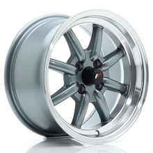 Load image into Gallery viewer, Cerchio in Lega JAPAN RACING JR19 15x8 ET20 4x100 Gun Metal w/ Machined Lip