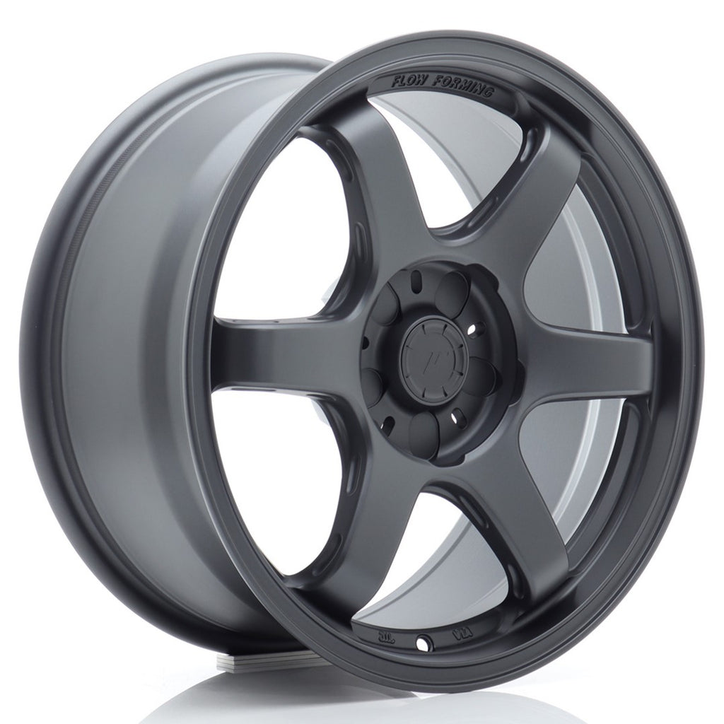Cerchio in Lega JAPAN RACING SL03 17x8 ET20-42 5H con foratura su misura Matt Gun Metal