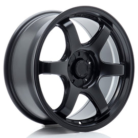 Cerchio in Lega JAPAN RACING SL03 17x9 ET32-50 5H con foratura su misura Matt Black
