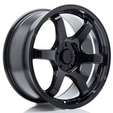 Cerchio in Lega JAPAN RACING SL03 18x8 ET20-35 5H con foratura su misura Gloss Black