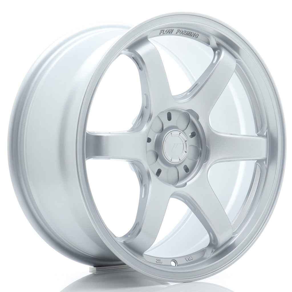 Cerchio in Lega JAPAN RACING SL03 18x8 ET20-35 5H con foratura su misura Matt Silver