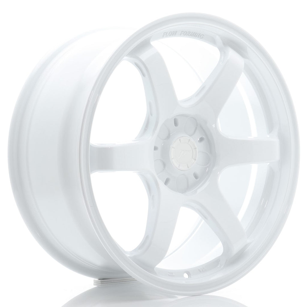 Cerchio in Lega JAPAN RACING SL03 18x8 ET20-35 5H con foratura su misura White