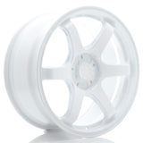 Cerchio in Lega JAPAN RACING SL03 18x8 ET20-35 5H con foratura su misura White