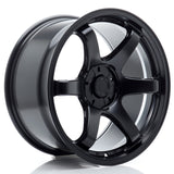 Cerchio in Lega JAPAN RACING SL03 18x9.5 ET20-38 5H con foratura su misura Matt Black