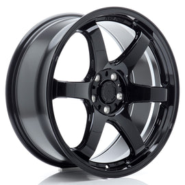 Cerchio in Lega JAPAN RACING SL03 19x8.5 ET42 5x112 Gloss Black