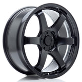 Cerchio in Lega JAPAN RACING SL03 19x8.5 ET20-42 5H con foratura su misura Matt Black
