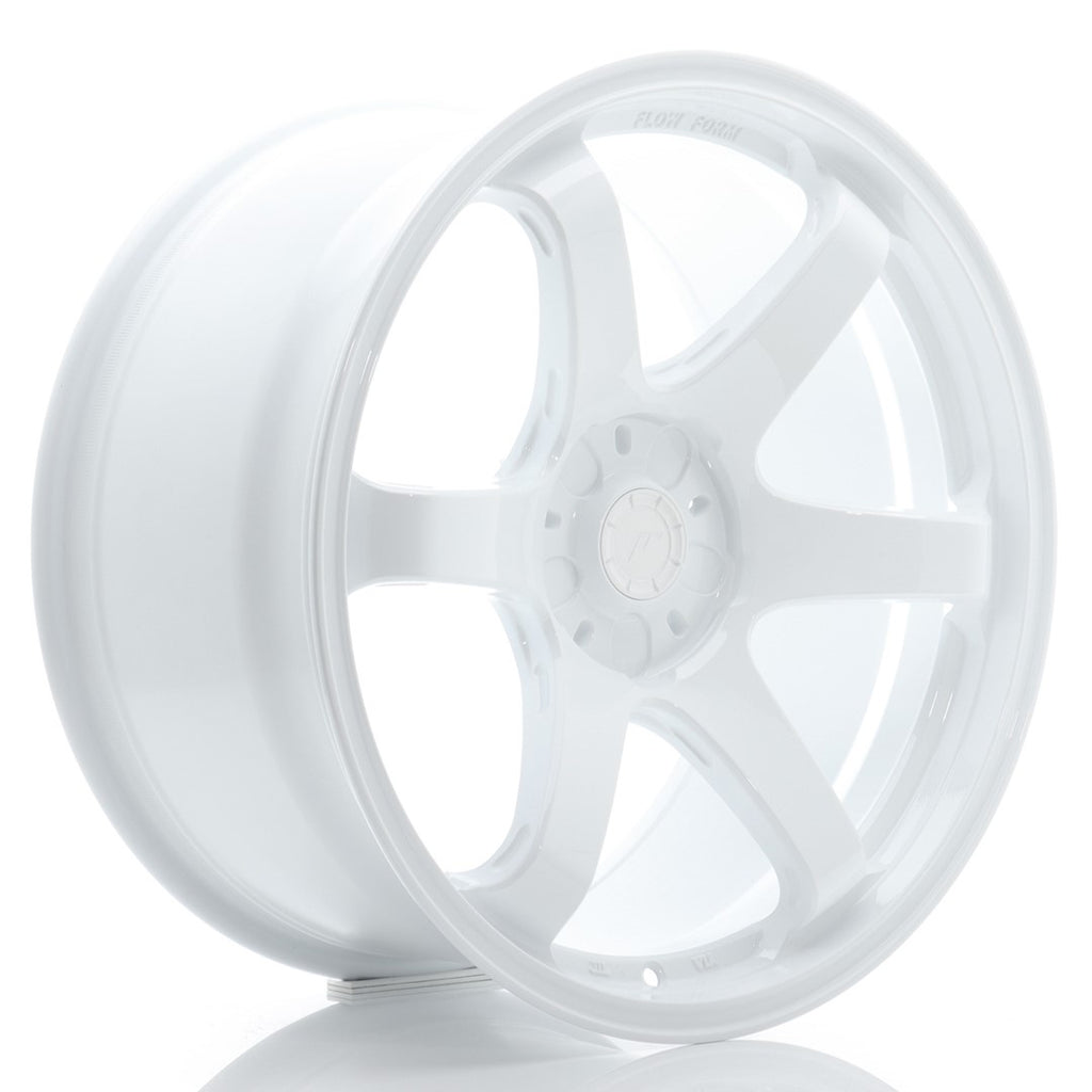 Cerchio in Lega JAPAN RACING SL03 19x9.5 ET20-35 5H con foratura su misura White