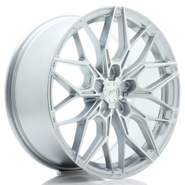 Cerchio in Lega JAPAN RACING JR46 18x8.5 ET20-51 5H con foratura su misura Silver w/ Machined Face