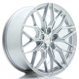 Cerchio in Lega JAPAN RACING JR46 18x8.5 ET20-51 5H con foratura su misura Silver w/ Machined Face