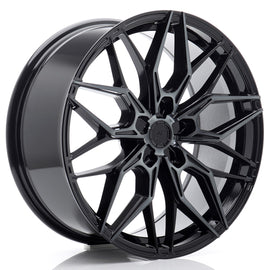 Cerchio in Lega JAPAN RACING JR46 19x8 ET20-40 5H con foratura su misura Black Machined w/ Tinted Face