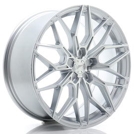Cerchio in Lega JAPAN RACING JR46 19x8.5 ET20-45 5H con foratura su misura Silver w/ Machined Face