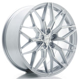 Cerchio in Lega JAPAN RACING JR46 20x8.5 ET20-45 5H con foratura su misura Silver w/ Machined Face