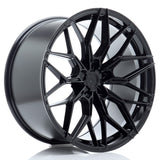 Cerchio in Lega JAPAN RACING JR46 20x10.5 ET15-35 5H con foratura su misura Gloss Black