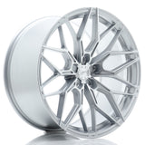 Cerchio in Lega JAPAN RACING JR46 20x10.5 ET15-35 5H con foratura su misura Silver w/ Machined Face