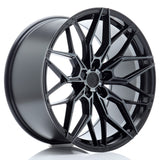 Cerchio in Lega JAPAN RACING JR46 20x10.5 ET15-35 5H con foratura su misura Black Machined w/ Tinted Face