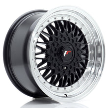 Load image into Gallery viewer, Cerchio in Lega JAPAN RACING JR9 16x8 ET25 con foratura su misura Gloss Black w/ Machined Lip