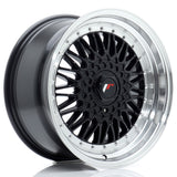 Cerchio in Lega JAPAN RACING JR9 17x8.5 ET20 4x100/108 Gloss Black w/ Machined Lip