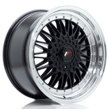 Cerchio in Lega JAPAN RACING JR9 18x9 ET20-40 con foratura su misura Gloss Black w/ Machined Lip
