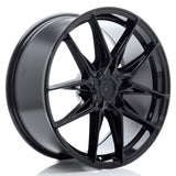 Cerchio in Lega JAPAN RACING JR44 19x8.5 ET20-45 5H con foratura su misura Gloss Black