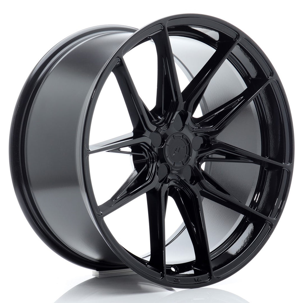 Cerchio in Lega JAPAN RACING JR44 19x9.5 ET20-40 5H con foratura su misura Gloss Black