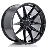 Cerchio in Lega JAPAN RACING JR44 19x9.5 ET20-40 5H con foratura su misura Black Machined w/ Tinted Face