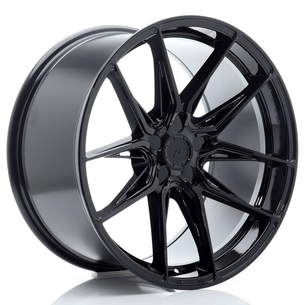Cerchio in Lega JAPAN RACING JR44 19x10 ET15-45 5H con foratura su misura Gloss Black